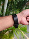 Zinoskins Minimal Premium Black 100% Real Leather Strap Compatible for Apple Watch – Simple, Sleek & Sophisticated
