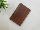 Premium Tan Leather Passport Holder | Handmade Travel Wallet – ZinoSkins
