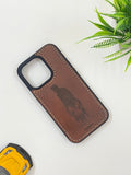 Armored Superhero Inspired Leather Phone Case | Handcrafted | iPhone 11–16 Pro Max