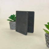 Leather Wallet for Mens Handmade Dark Blue With Blue Thread ( Real Leather )