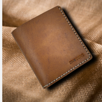 Men's Genuine Leather Wallet  Tan Color – Slim, Stylish & Durable Bifold