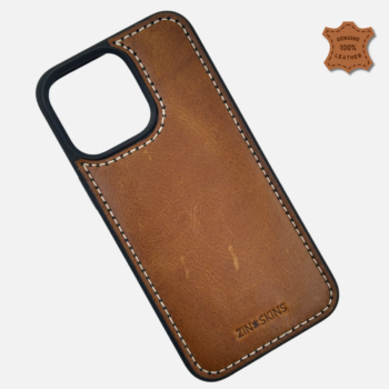 Leather Mobile Cover for Iphone Compatible with Iphone #M101-TAN ( 100% Real Leather )